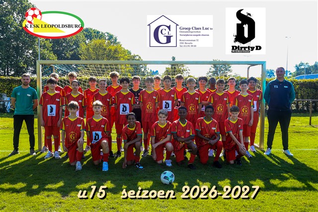 Ploegfoto U15 K.ESK Leopoldsburg