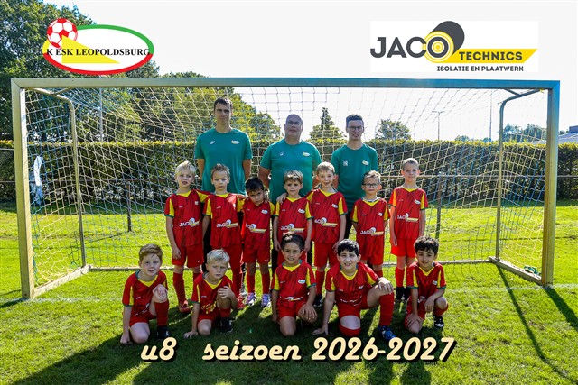 Ploegfoto U8 K.ESK Leopoldsburg
