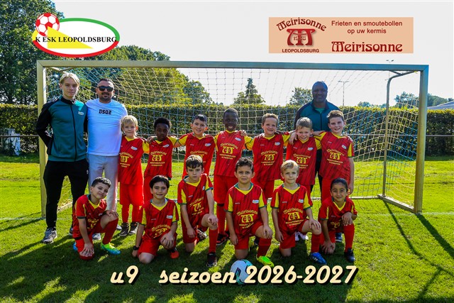 Ploegfoto U9 K.ESK Leopoldsburg